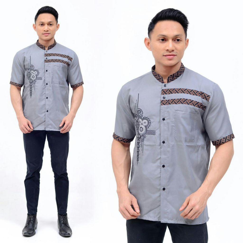 Kemeja Hem Koko Batik Pekalongan