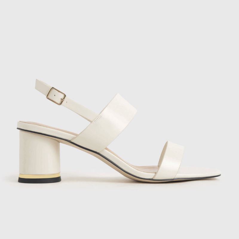 Charles & Keith Cylindrical Heels Sendal Wanita
