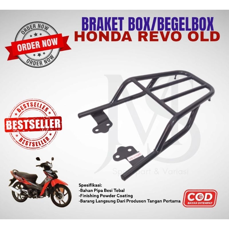 Behel Begel Planger Bracket Braket Breket Box Motor Honda Revo Old Revo Lama Braket Box Breket Box R