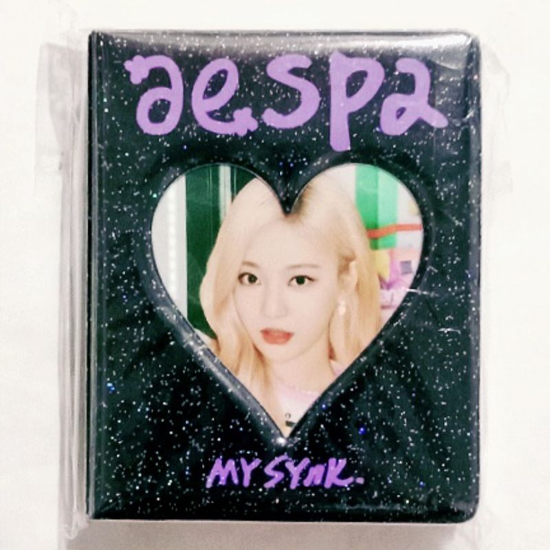 Aespa My.Synk My Synk Glitter Photocard Collect Book Kolbuk Ningning