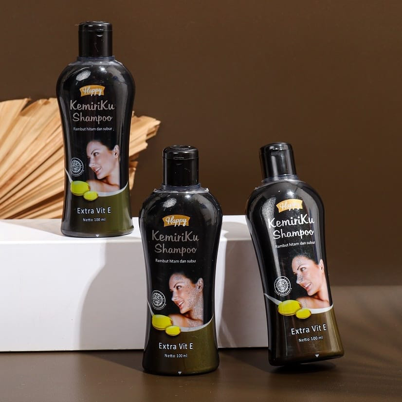 ✿ELYSABETHME✿ Happy kemiriku shampoo shampo kemiri bakar penumbuh rambut hitam pemanjang