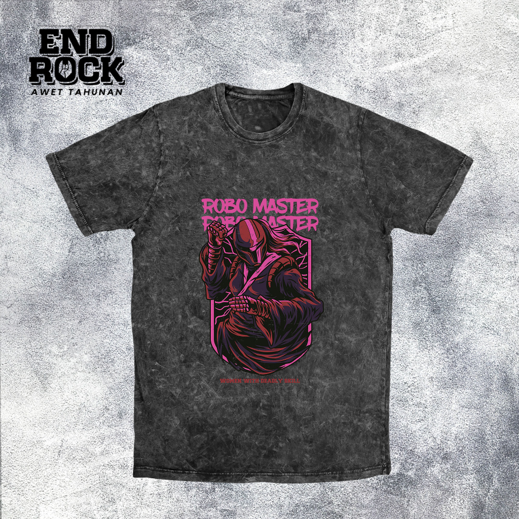 Kaos Distro Original Endrock Tema Robo Master DTFS132