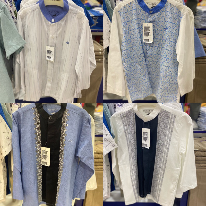 Atasan/Kemeja koko anak laki-laki lengan panjang Crocodile kids (4-16tahun)