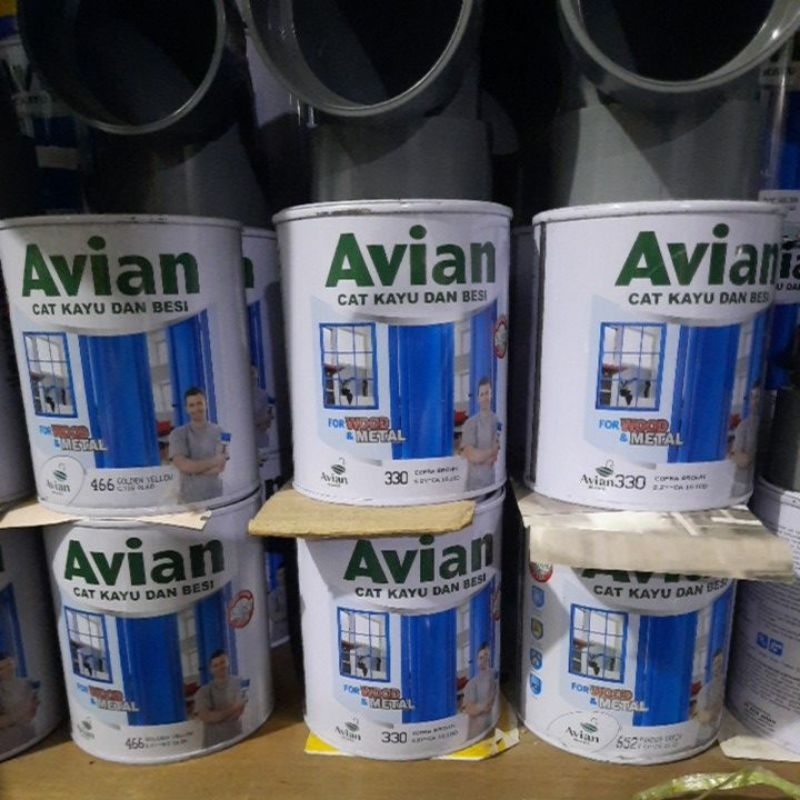 

Cat Minyak Avian 1L / Cat Kayu /Cat Besi Merk Avian Brands