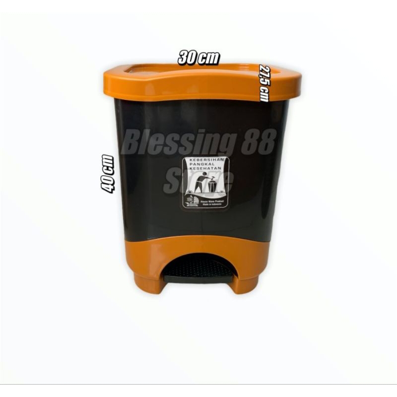 Tong Sampah Tempat Sampah Injak YUTAKA 15Liter