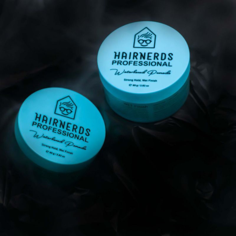 [HARGA GROSIR] HAIRNERDS PROFESIONAL WATERBASE POMADE 80G