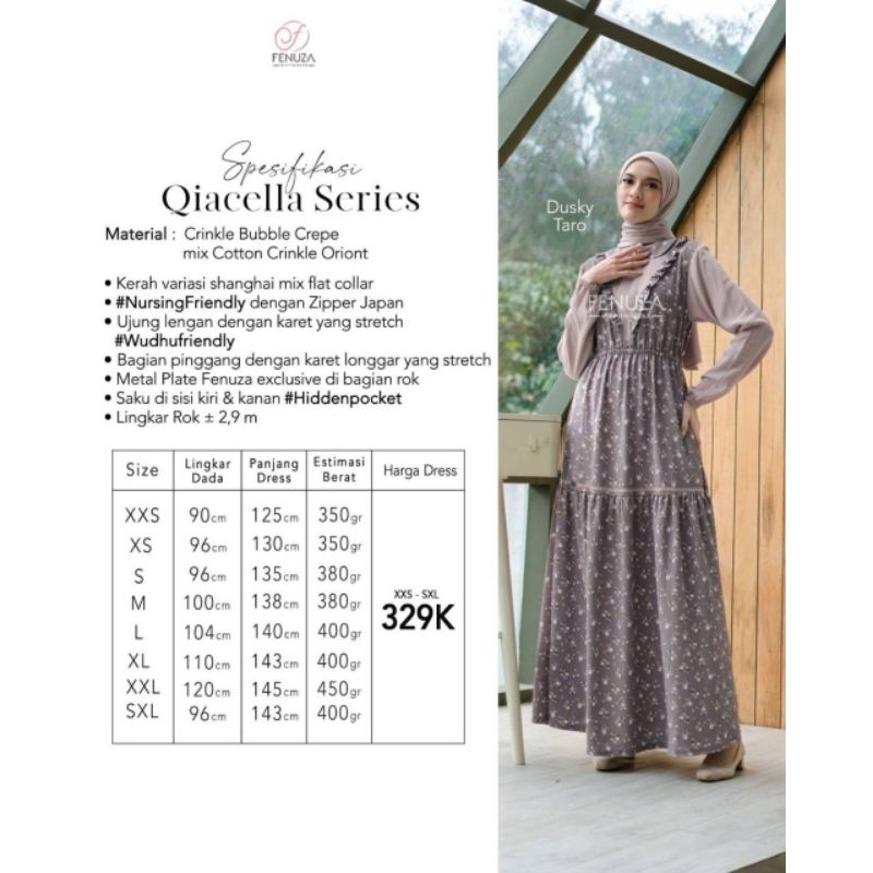 QIACELA DRESS FENUZA QIACELLA DRESS FENUZA MUSLIMWEAR