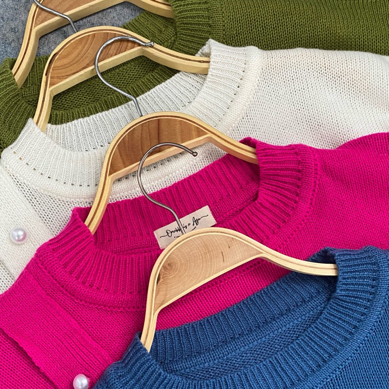 kirei knitwear blouse -blouse rajut-blouse serut-rajut serut-knit serut