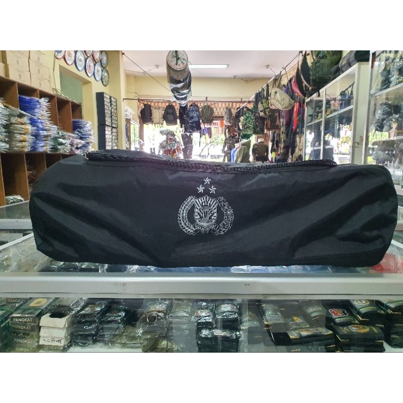 Tas Guling POLISI Jatah Hitam | Tas Duffel Jatah besar | Tas baju ukuran besar | Tas piknik besar | 