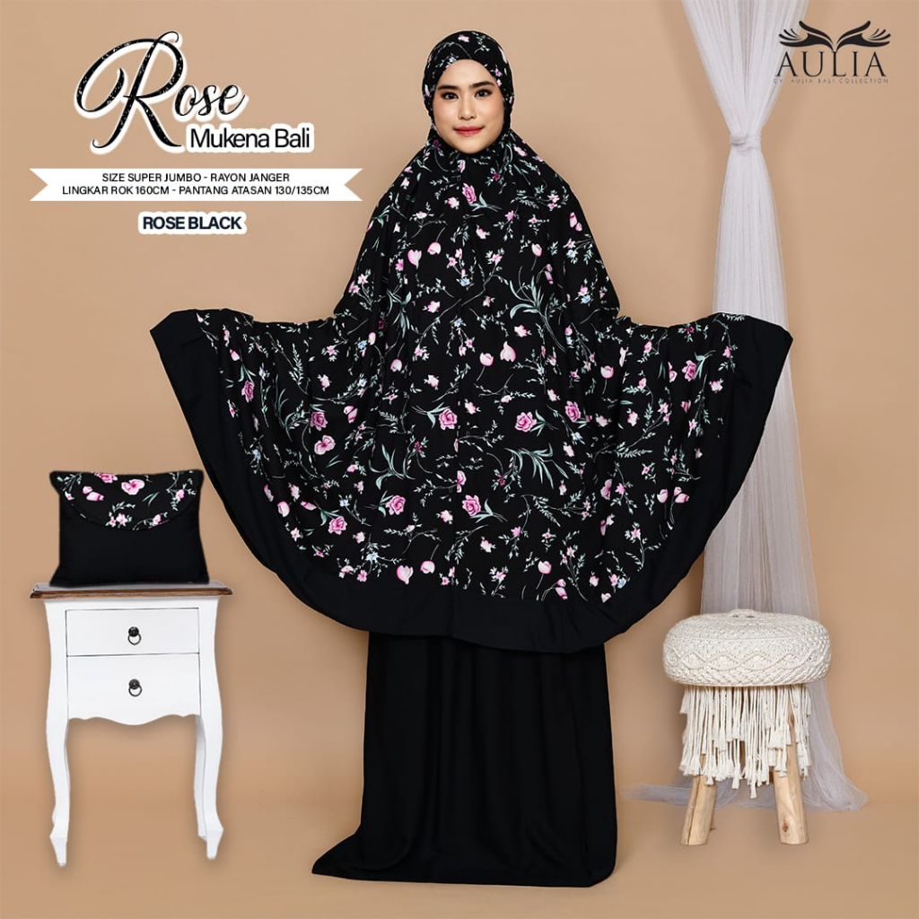 MUKENA BALI SUPERJUMBO  ROSE II AZALEA II SHAKILA