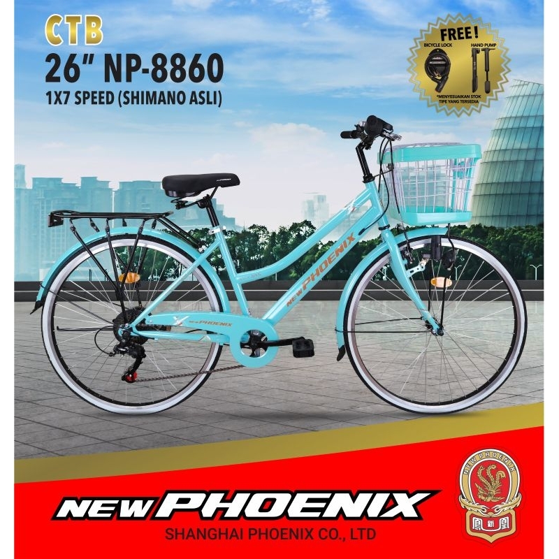 Sepeda Mini City Bike CTB 26 New PHOENIX 7 SPEED