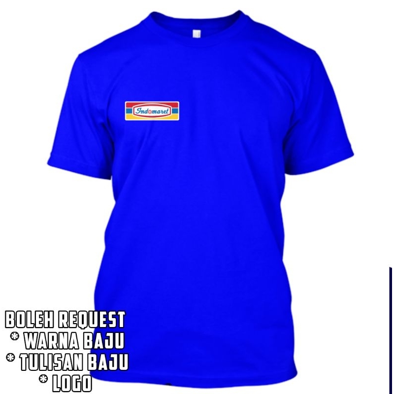 kaos T-shirt indomaret www.indomaret.co.id distro combat 30s