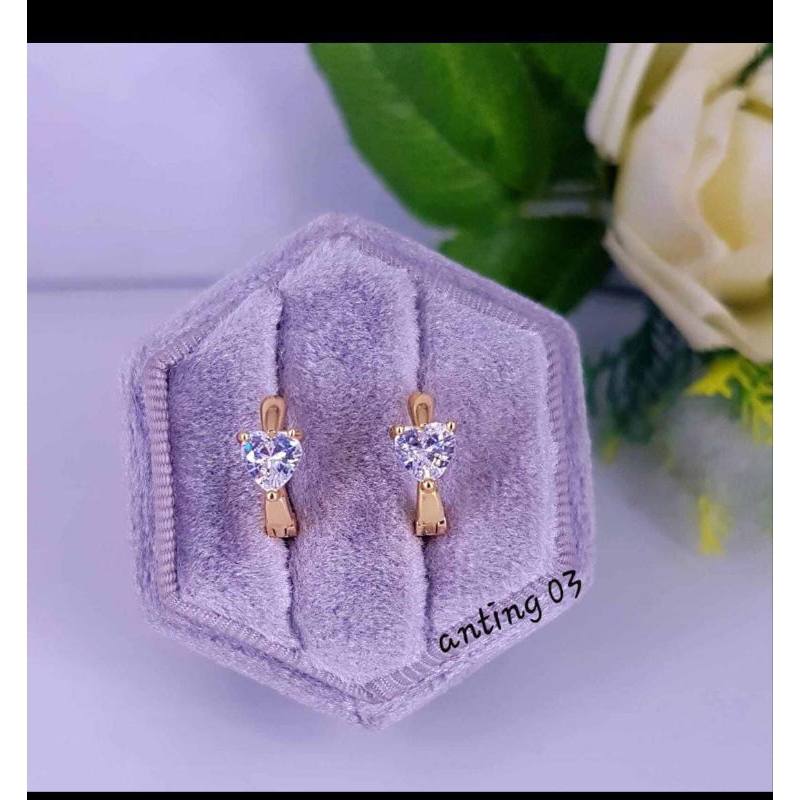 Anting titanium kode 03 ,awet,tahan lama