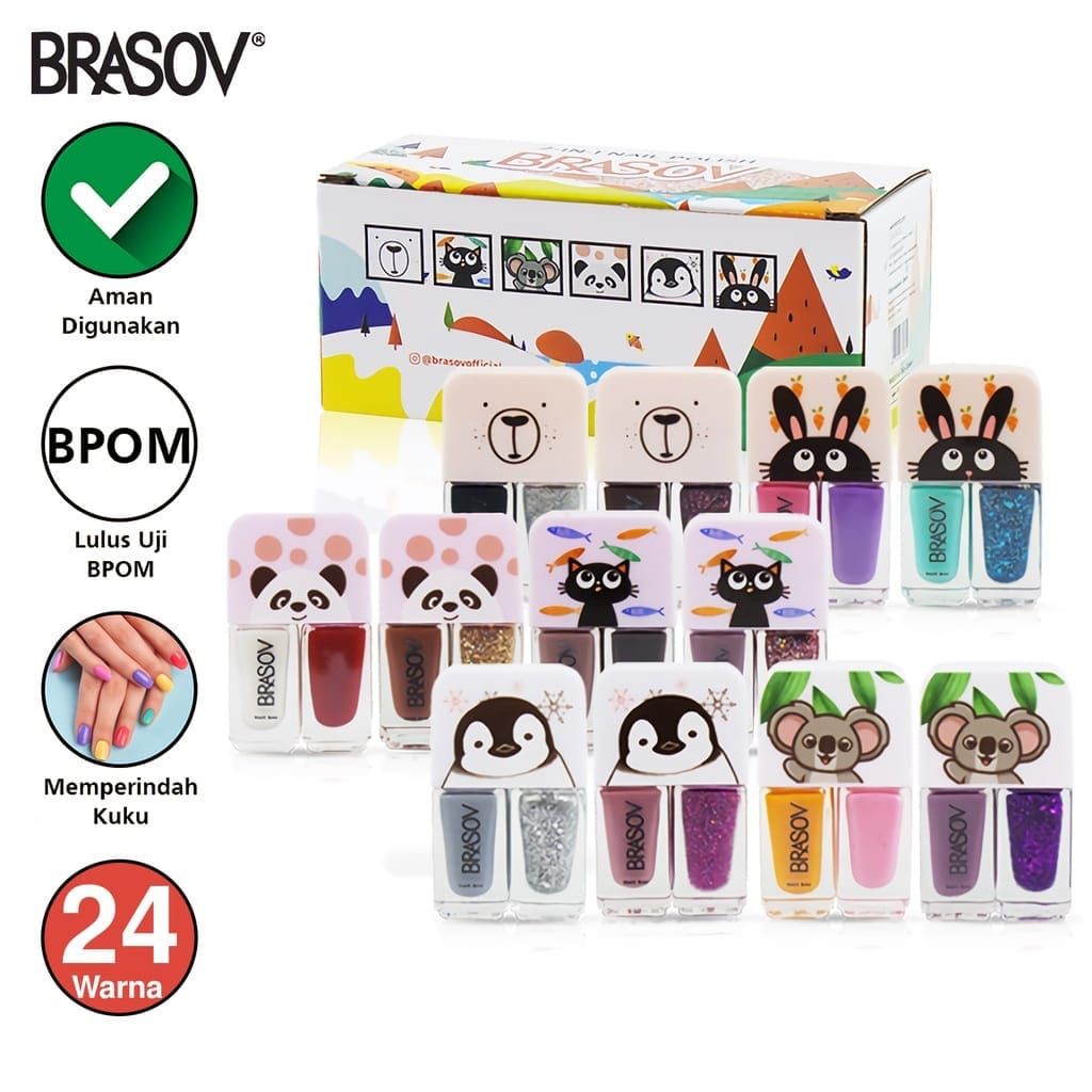 `ღ´ PHINKL `ღ´ Brasov Kutek 2 In 1 peel off kelupas sah sholat bahan watery alami warna korea imut