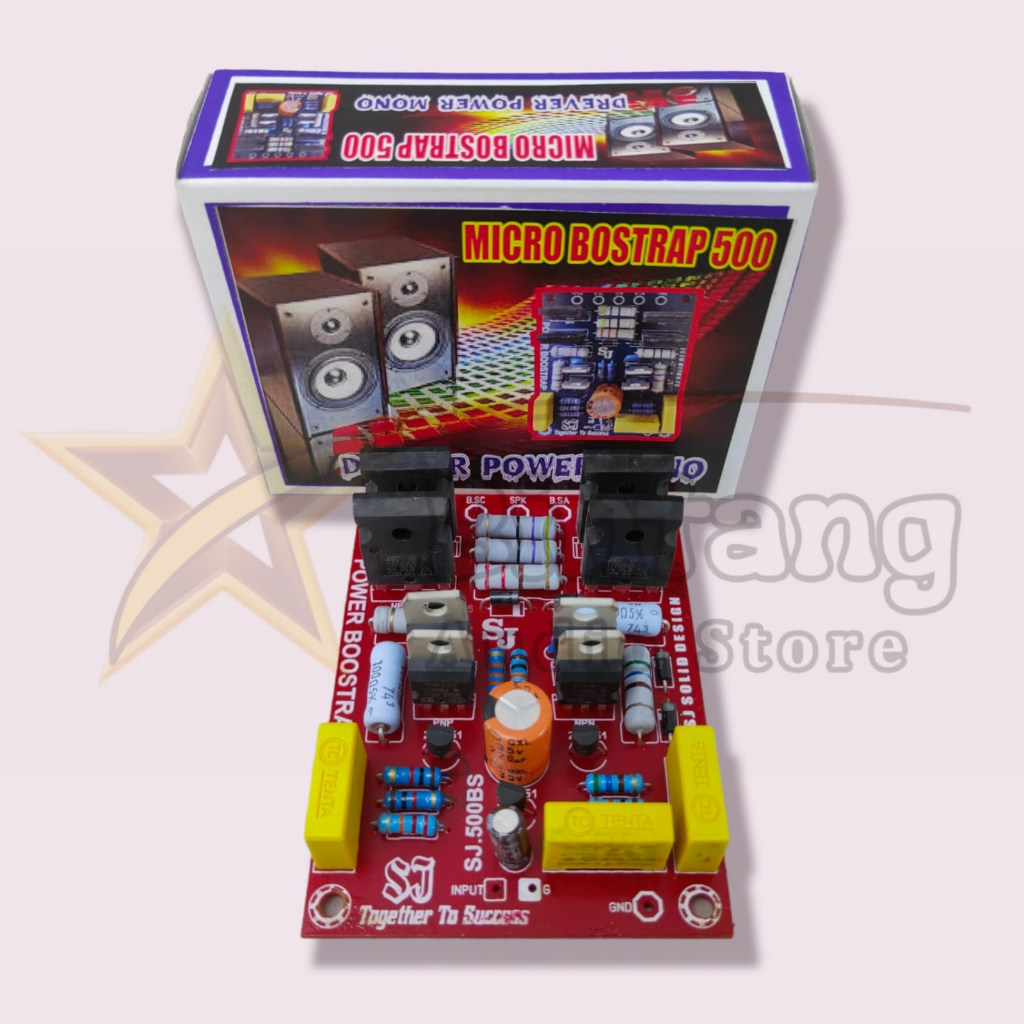 Driver Power Mono BOSTRAP SJ.500BS Low Sub Fiberglass Terbaik