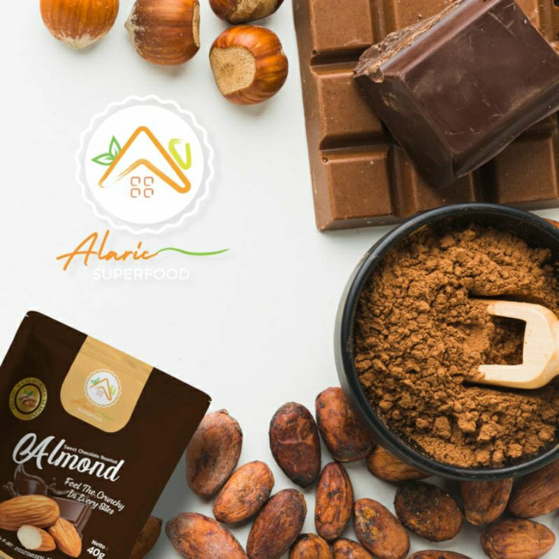 Alaric Superfood Almond panggang premium