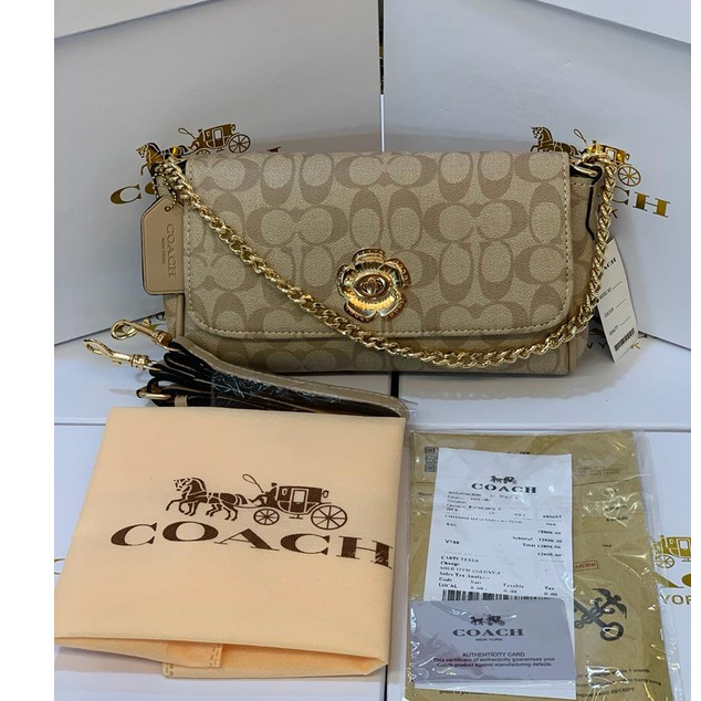 [FREE BOX] CO@CH Parker Shoulder mini coach terlari coach terbaru