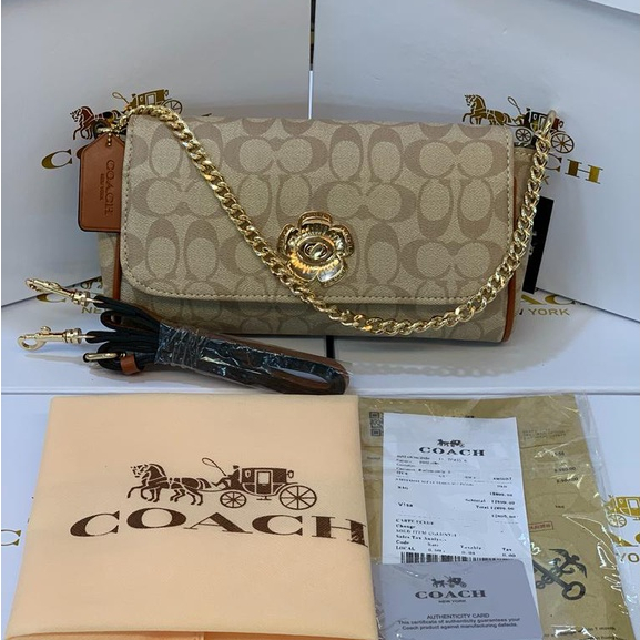 [FREE BOX] CO@CH Parker Shoulder mini coach terlari coach terbaru