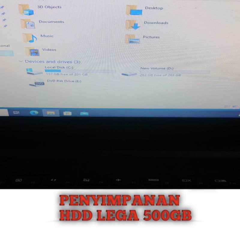 LAPTOP SECOND LENOVO G40-70 GAMING DAN DESAIN RAM 4/500GB SLIM NO MINUS