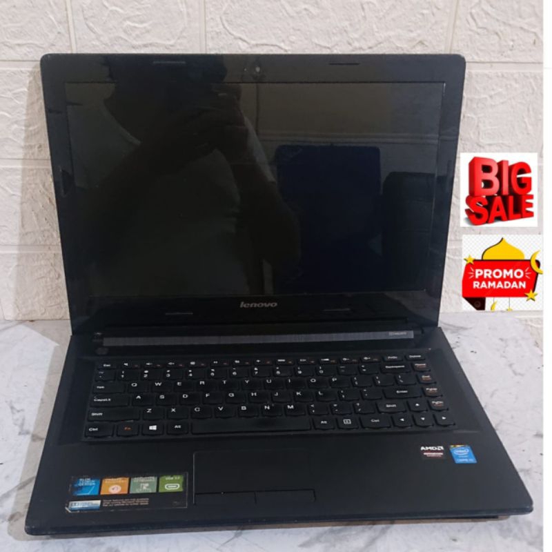 LAPTOP SECOND LENOVO G40-70 GAMING DAN DESAIN RAM 4/500GB SLIM NO MINUS