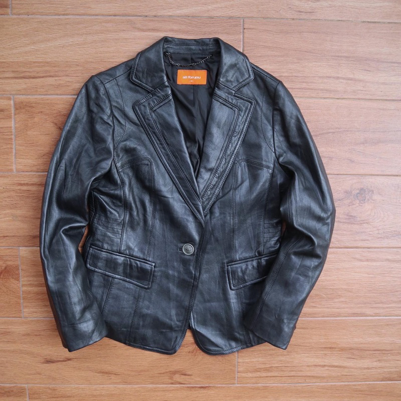 Blazer kulit Jas kulit domba jaket kulit pl bekas preloved second