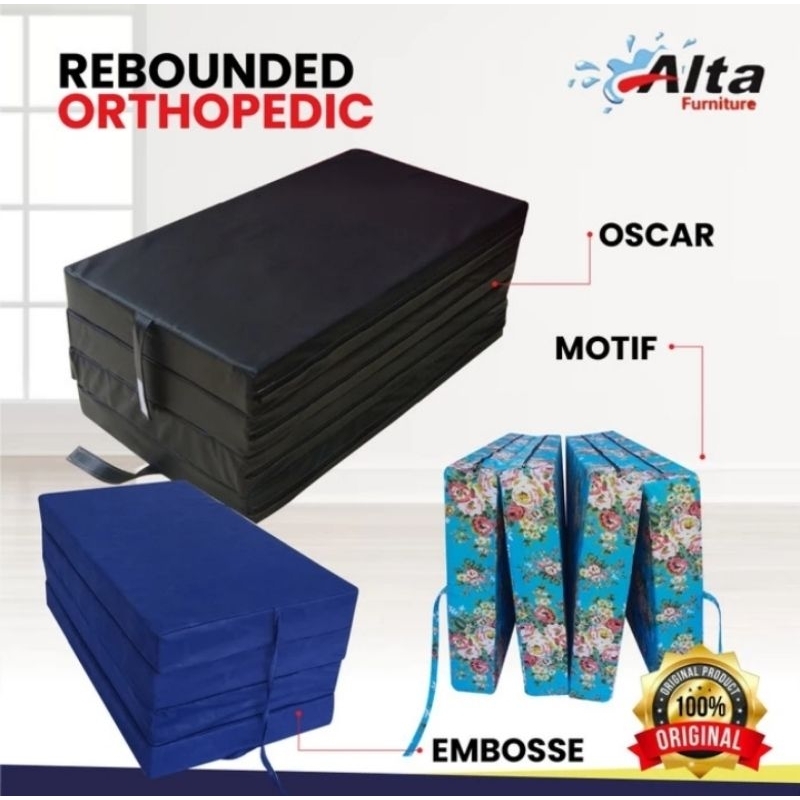 KASUR LIPAT 4 UK 100X7X200/KASUR LIPAT/KASUR LANTAI/KASUR KERAS/ORTHOPEDIC/REBOUNDED