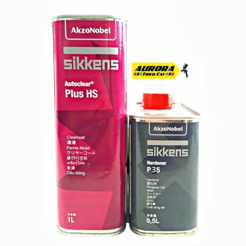 Clear Sikkens Plus HS + Hardener P35 Siken