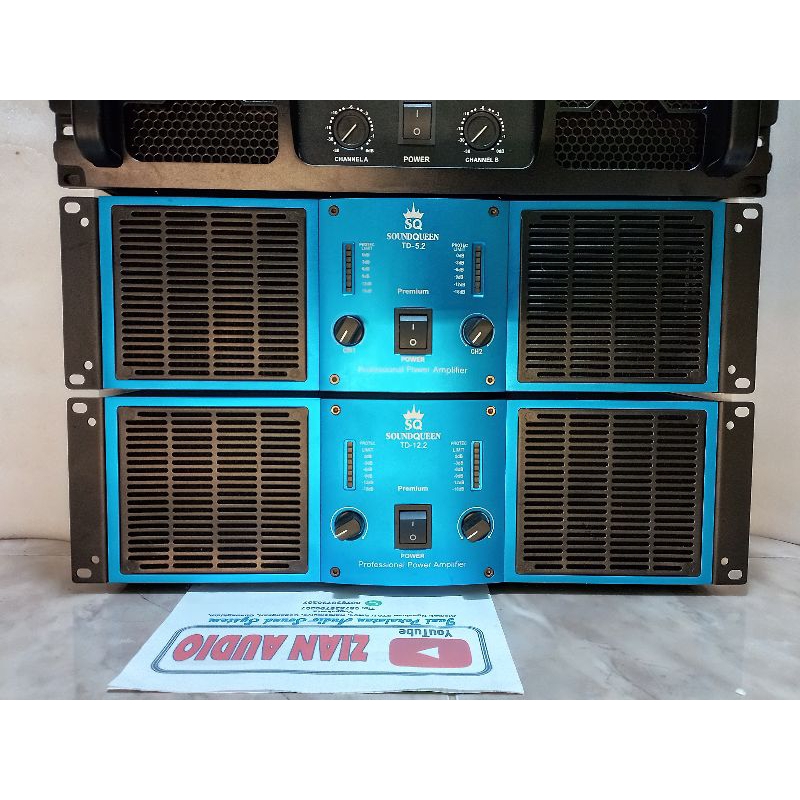 Power Amplifier Soundqueen TD12.2   2×5500watt Original