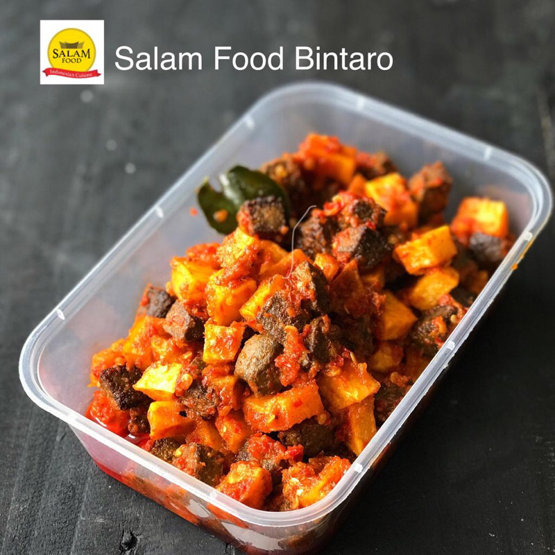 

Sambal Goreng Hati Sapi Kentang 350 gram (Frozen)