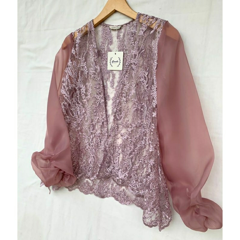 Outer brokat organza / outer brukat / baju kondangan Ajmala