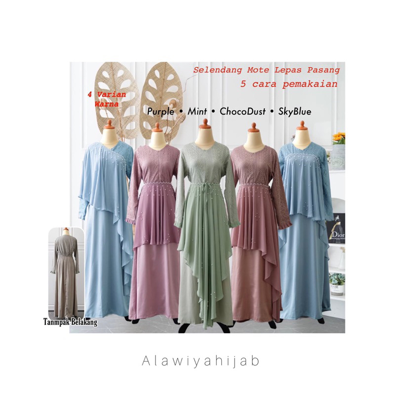 Alawiyahijjab - Kia Dress 5 In 1 ( Bisa 5 Gaya )