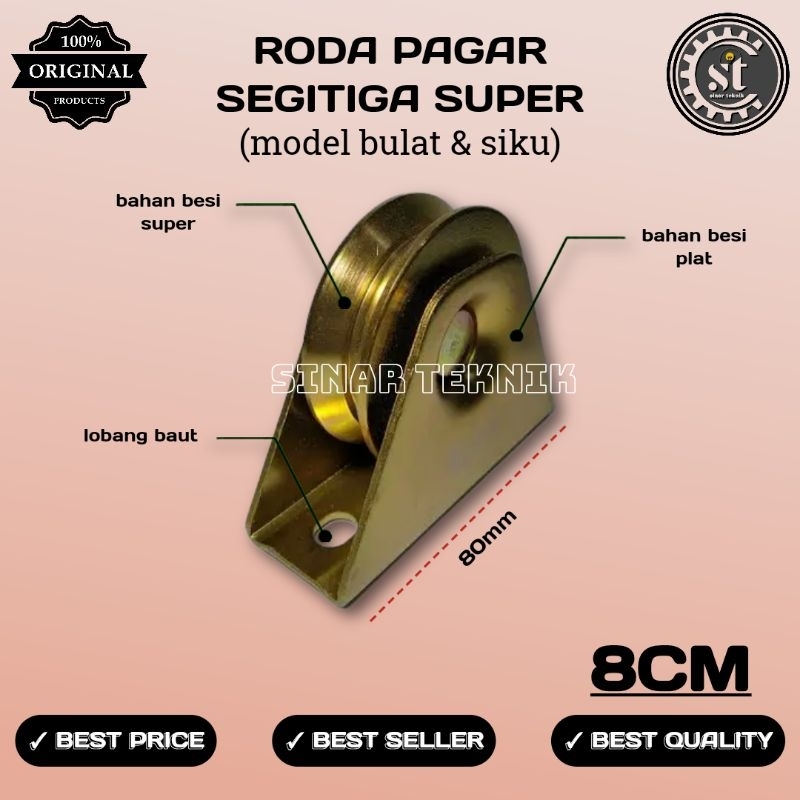 RODA PAGAR RODA BESI RODA SEGITIGA RODA PAGAR BESI SEGITIGA