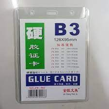 

ID Card Mika Keplek Mika B3 Name Tag Isi 20 pcs (300grm)