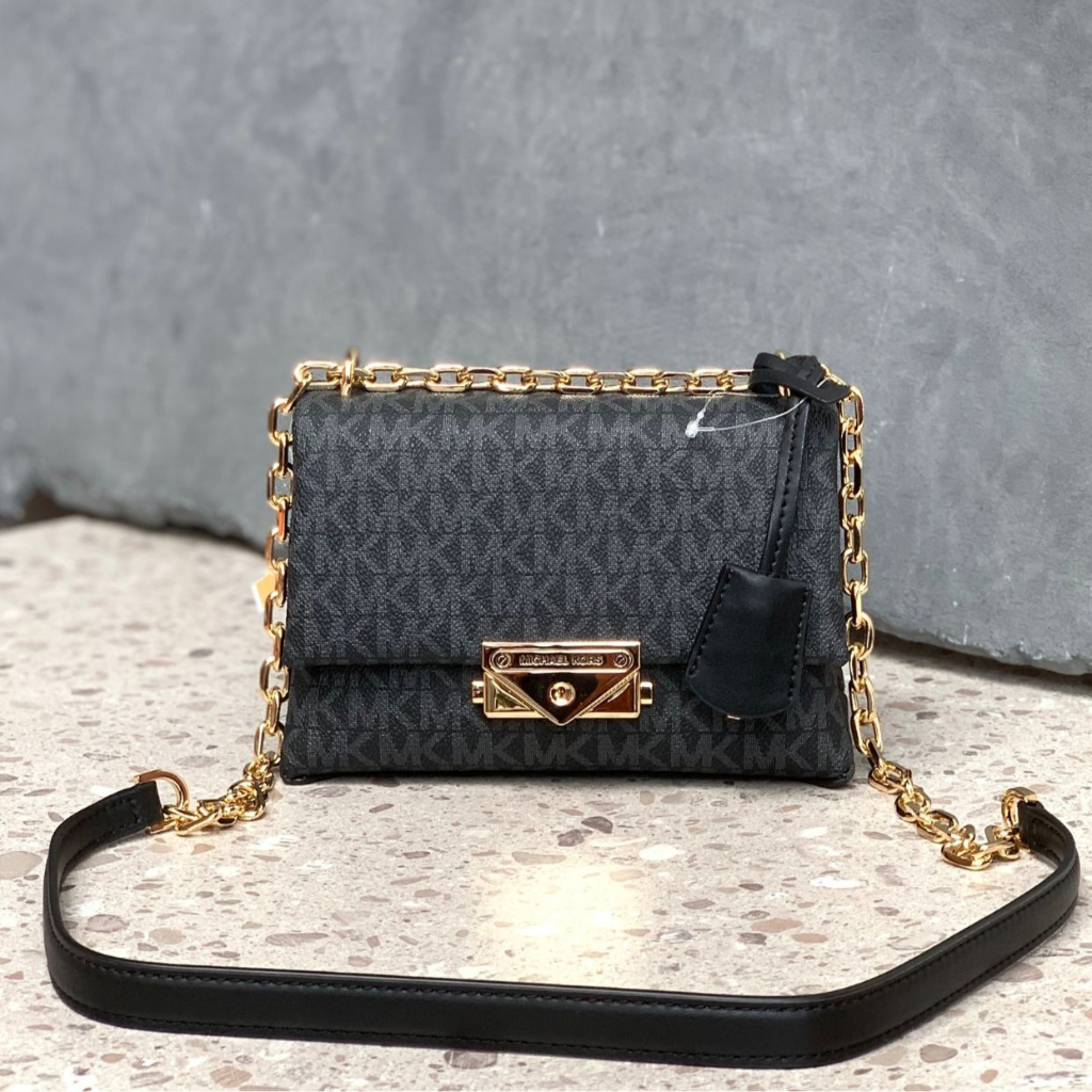Michael Kors Cece XS Chain Crossbody Black Signature