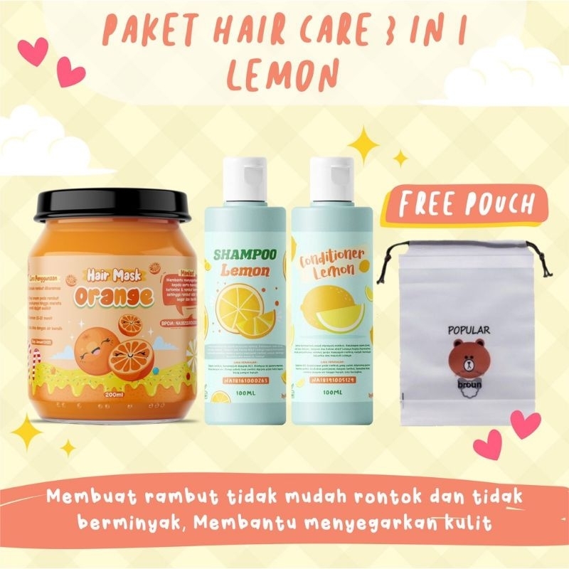 [BPOM] PAKET HAIR CARE 3IN1 FREE POUCH | HAMPERS HAIR MASK | Hampers Wanita Hampers Cewek Hampers Ultah Hampers Wedding Hampers Anniversary Kado Ultah Kado Wanita Kado Cewek Hadiah Ultah Hadiah Wanita Hadiah Cewek Gift Box paket hair care