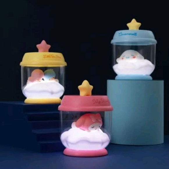 LAMPU MEJA SANRIO MINISO / LAMPU KAMAR MELODY / PAJANGN RUMH LMAPU CINNMONROLL / LAMPU MEJA KUROMI