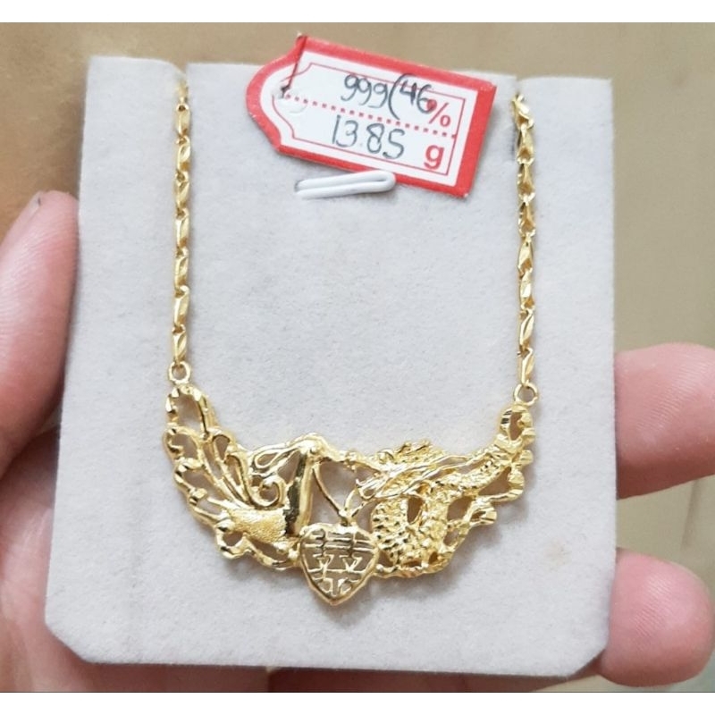 Kalung emas 24k naga xuang xi