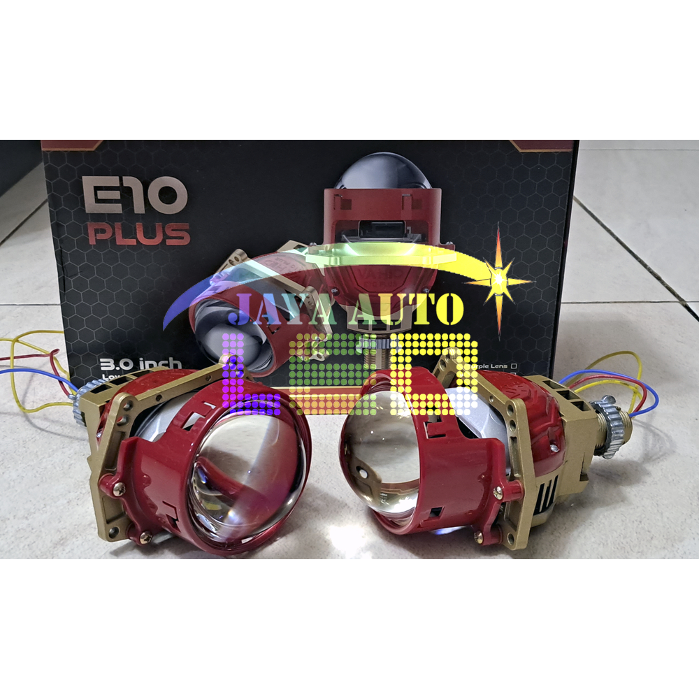 PROJECTOR BILED VAHID E10 HI LOW | PROJIE BI LED VAHID E10 PLUS PURPLE LENS