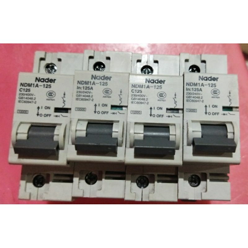 MCB DC 125 Amper Nader NDM1A-125