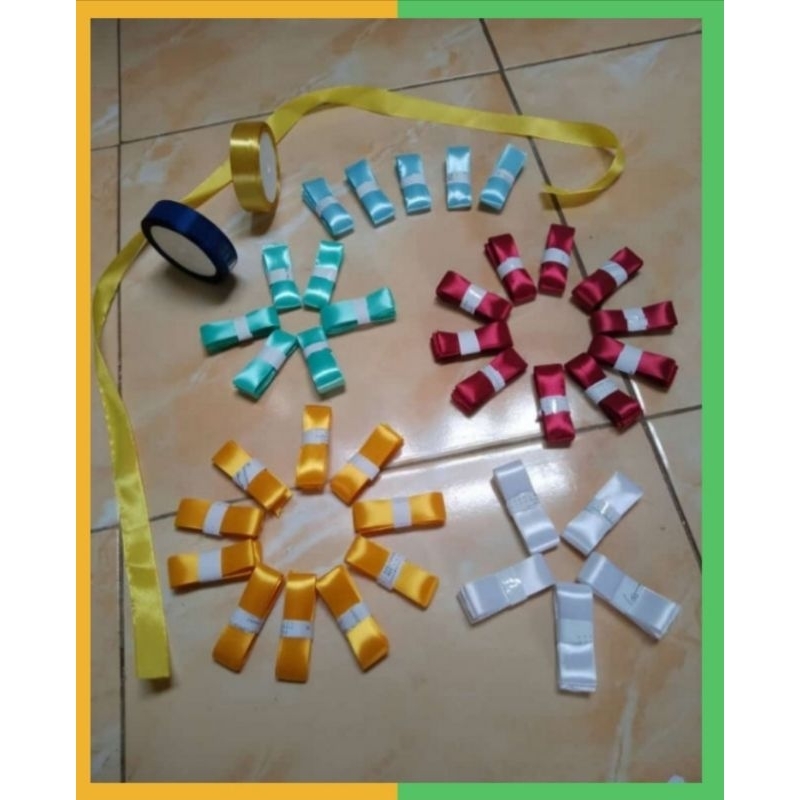 

PITA SATIN PITA DEKOR BUKET KADO 3/4=2 CM