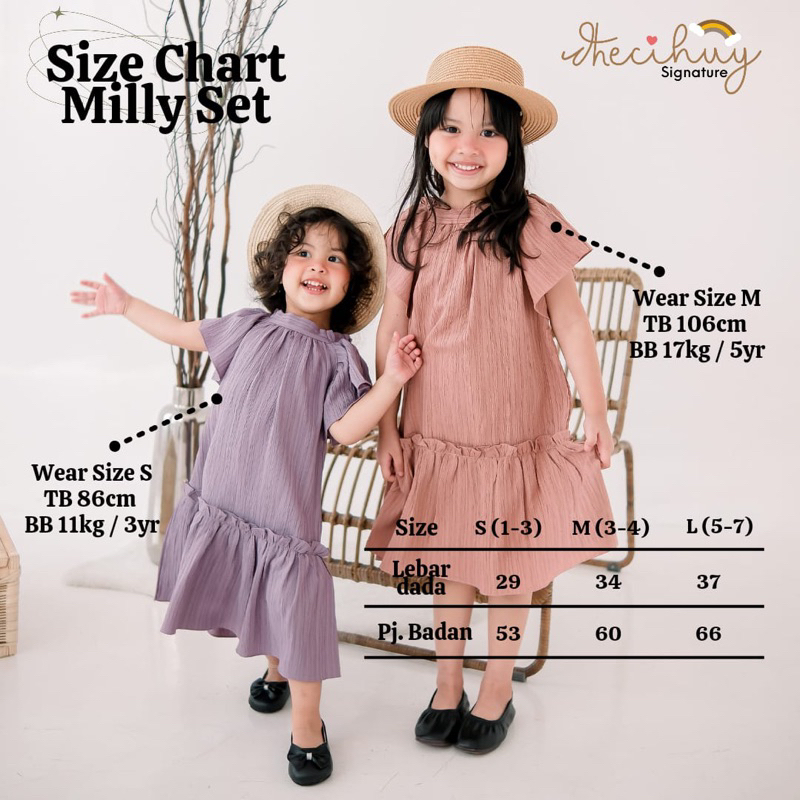 BABYMOI | Mily Dress Anak Perempuan