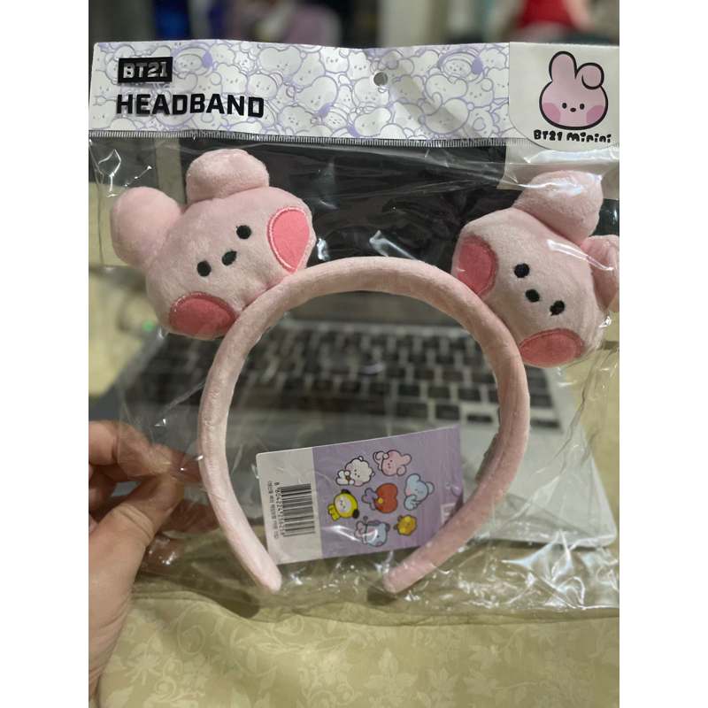 BOOK READY Official BT21 Minini Headband Doll Bando Cooky