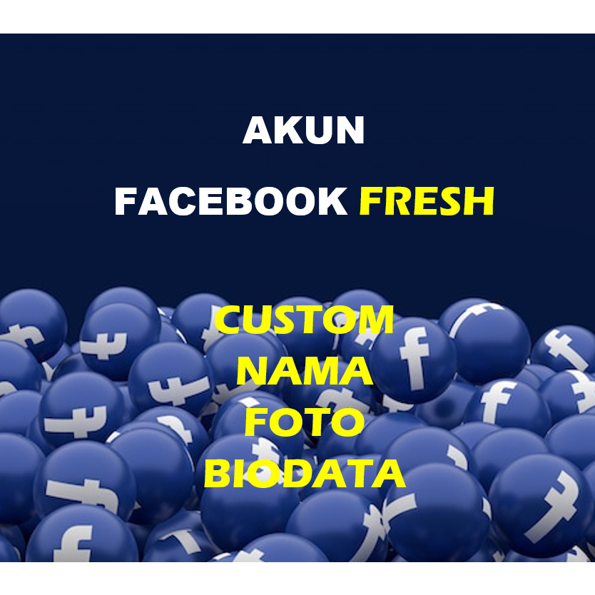 Akun Facebook fb Custom Fresh