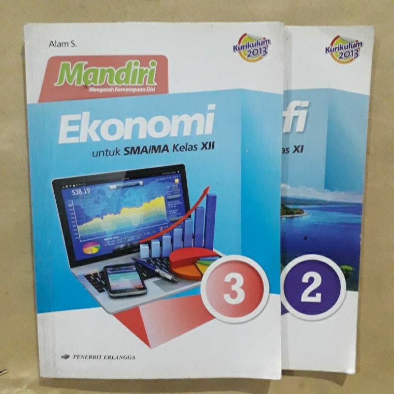 Buku SMA Mandiri Erlangga Bekas