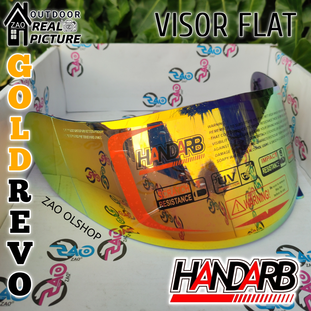 Kaca Helm Flat visor KYT V2R HANDARB terbaru