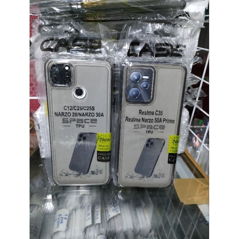 Softcase Narzo 50i Prime Narzo 50A Prime Narzo 50A Narzo 30A Narzo 20A Narzo 20 Silikon Casing Case Clear Hitam Transparan Pelindung Pro Camera