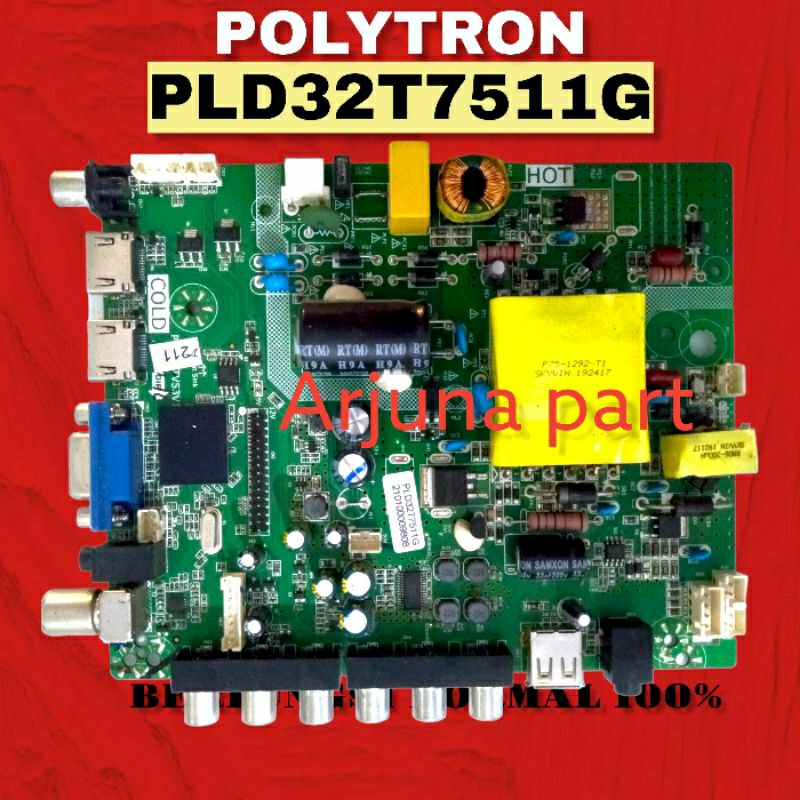 MB TV POLYTRON PLD32T7511 / MAINBOARD TV POLYTRON PLD32T7511G / MB POLYTRON PLD32T7511G / MESIN TV P