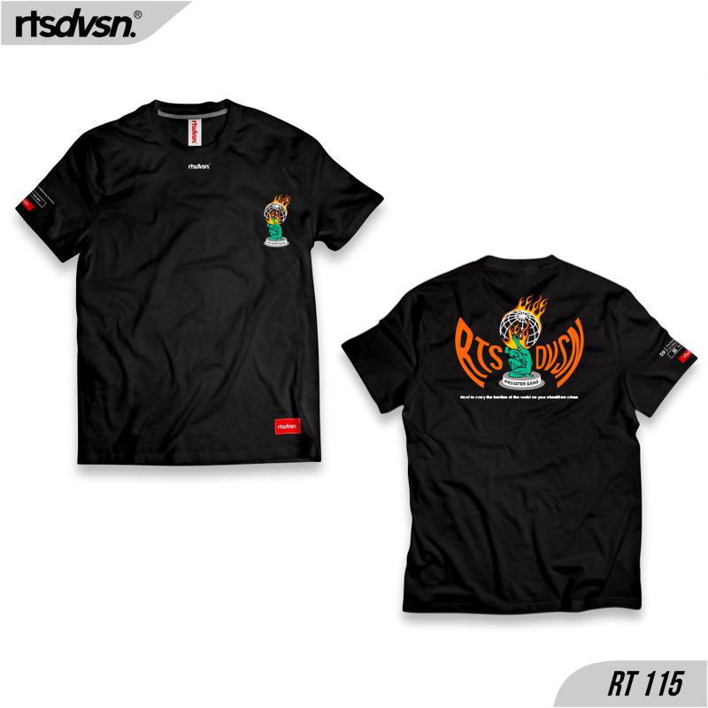 T-SHIRT RTSDVSN 115 | LENGAN PENDEK MOTIF TITAN ATLAS