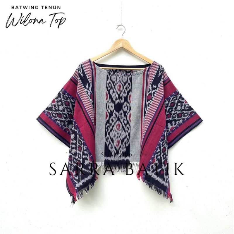 BATWING TENUN, BLOUSE KELELAWAR, ATASAN WANITA