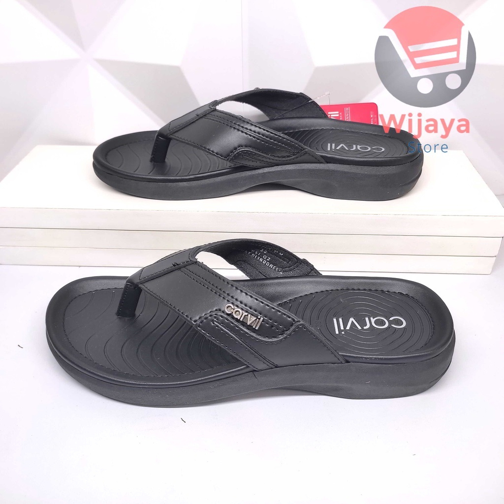 Carvil Dunhil Sandal Pria Sendal Jepit Kasual Pria Laki-Laki Original Carvil Desain Trendy Kulit Sintetis Berkualitas REVINO ALAN MARCUS